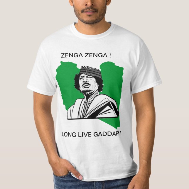 Muammer Gaddafi T - Shirt (Vorderseite)
