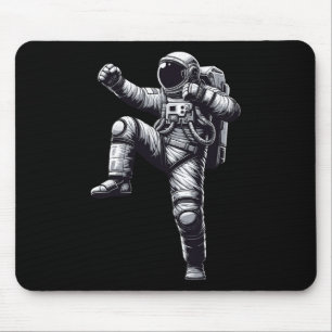 Muay Thai Astronaut Kickboxing Mousepad