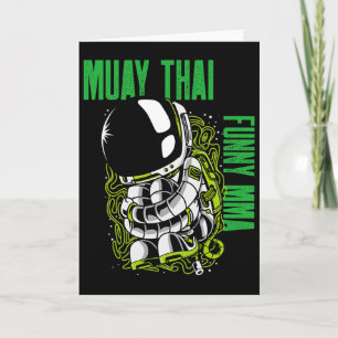 Muay Thai Aufgerollter Astronaut, Mma, Kickboxen,  Karte