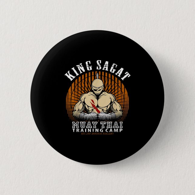 Muay-Thai-Box-Trainingsstudio - Sagat-Trainingscam Button (Vorderseite)