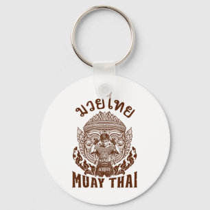 Muay-Thai-Boxer Boxenliebhaber Thai-Boxen Thailand Schlüsselanhänger