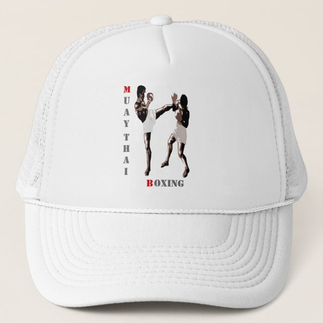 Muay Thai Boxing Hat Truckerkappe (Vorderseite)