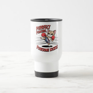 Muay Thai Boxing Niedlich Anime Cat Tasse