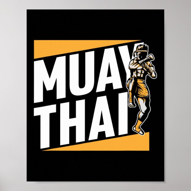 Muay Thai Boxing Poster (Vorne)