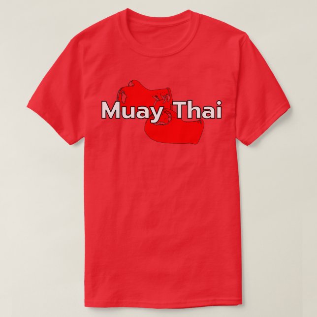 Muay Thai Boxing Sport T-Shirt (Design vorne)