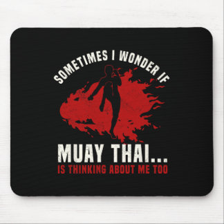 Muay Thai Boxing Teacher Kickboxing Martial Arts I Mousepad