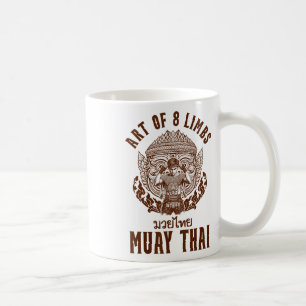 Muay Thai Boxing Thai Boxing Boxer Art of 8 Limbs Kaffeetasse