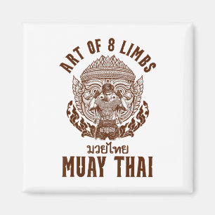 Muay Thai Boxing Thai Boxing Boxer Art of 8 Limbs Magnet