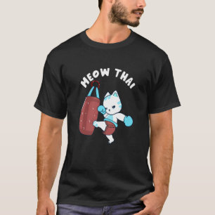 Muay Thai Cat Meow Thai Boxsack Kampfsport T-Shirt