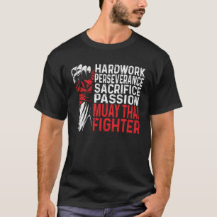 Muay Thai Durchhaltevermögen NakMuay Boxing Workou T-Shirt