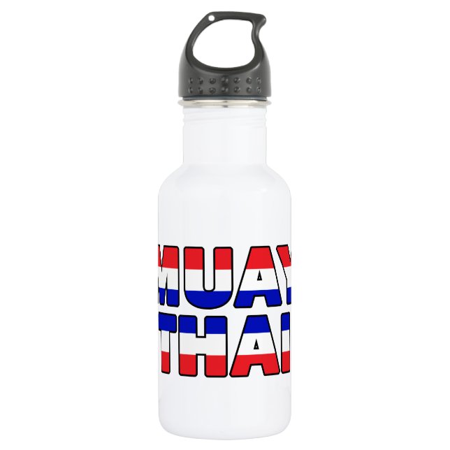 Muay Thai Edelstahlflasche (Vorderseite)