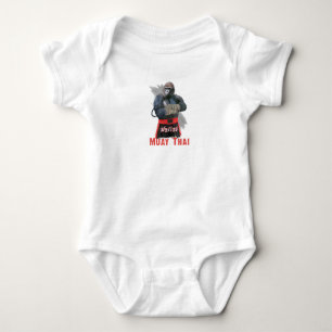 Muay Thai Fighter Baby Strampler