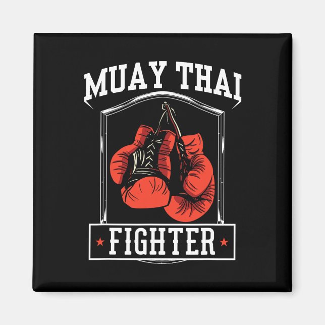 Muay Thai Fighter Hob1 Magnet (Vorne)