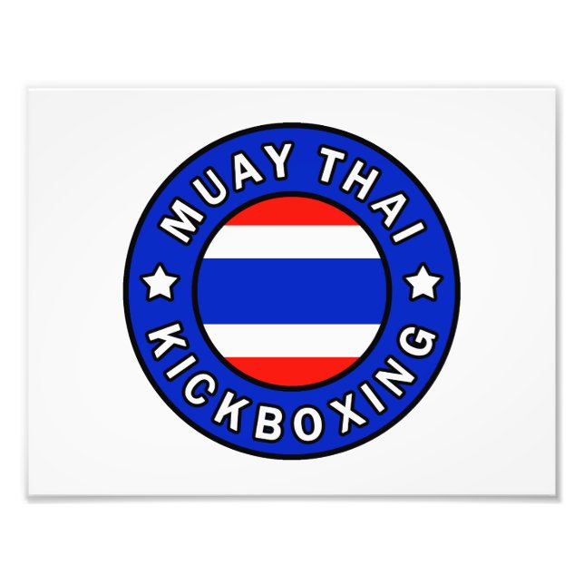 Muay Thai Fotodruck (Vorne)