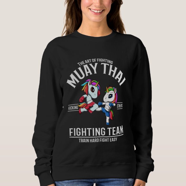 Muay Thai Gorilla - Thai Boxing-Team Sweatshirt (Vorderseite)