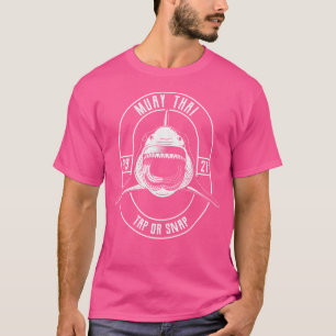 Muay Thai Hai Thai Boxing und Kickboxing T-Shirt