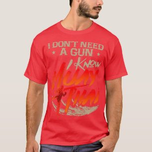 Muay Thai Ich brauche keine Waffe, die ich kenne M T-Shirt