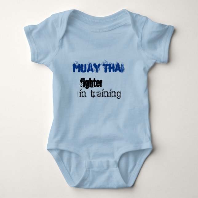 Muay Thai - in Ausbildung Baby Strampler (Vorderseite)