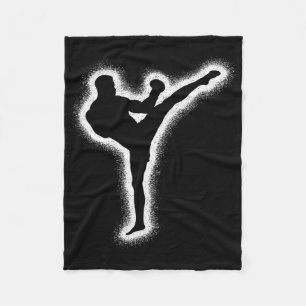 Muay Thai Kampfsport Kickboxer Kinder Jungen Männe Fleecedecke