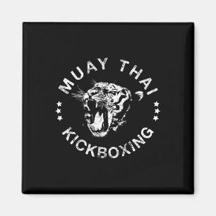 Muay Thai Kickboxen Tiger T-Shirt Magnet