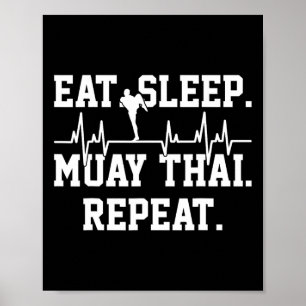 Muay Thai Kickboxing Poster