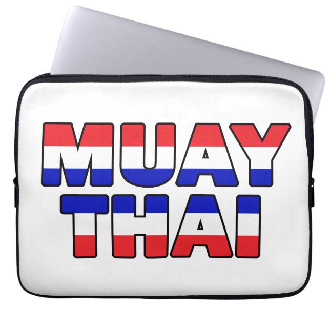 Muay Thai Laptopschutzhülle (Vorderseite)