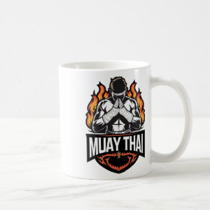 Muay Thai Logo - Thai Boxkämpfer Kaffeetasse