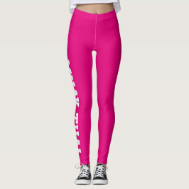Muay Thai Martial Arts hell rosa und weiß Leggings