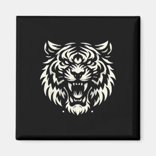 Muay Thai Mma Kampf Tattoo Tiger Brüllen Kickboxen Magnet