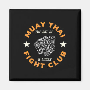 Muay Thai Mma Kampf Tattoo Tiger Kunst der 8 Glied Magnet