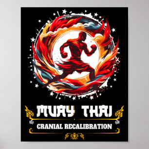 Muay Thai MMA Thai Boxing Kickboxen Gym Kultur Poster