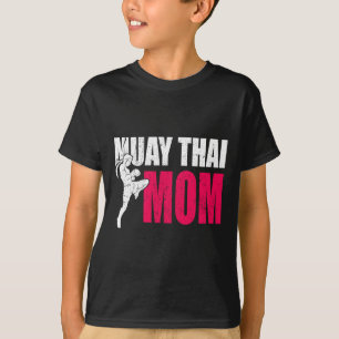 Muay-Thai-Mutter-Geschenk Frauen Boxen Kickboxen M T-Shirt