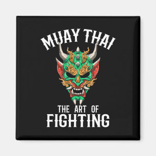 Muay Thai Oni Maske - Thai-Boxen und Kickboxen Gi Magnet