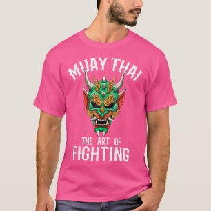 Muay Thai Oni Maske Thai Boxing und Kickboxing T-Shirt