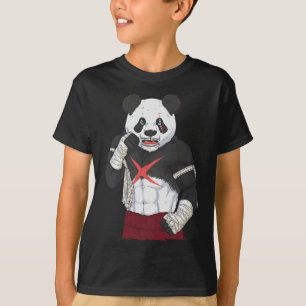 Muay Thai Panda Kickboxkämpfer _1 T-Shirt