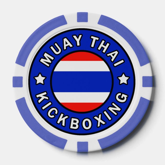Muay Thai Pokerchips (Vorderseite)