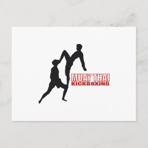 Muay Thai Postkarte