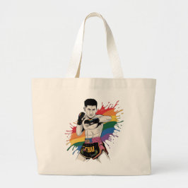 Muay Thai Pride Tote Tasche | LGBTQ-Regenbogenkämp