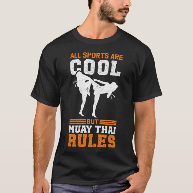 Muay Thai Rules Muaythai T-Shirt (Vorderseite)