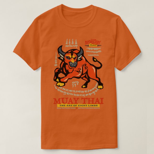 Muay Thai Sak Yant Buffalo T-Shirt (Design vorne)