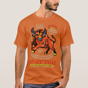 Muay Thai Sak Yant Büffel T-Shirt
