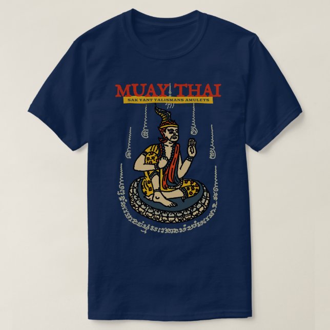 Muay Thai Sak Yant Hermit Tattoo 1 T-Shirt (Design vorne)