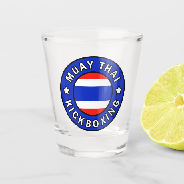 Muay Thai Schnapsglas (Vorderseite)