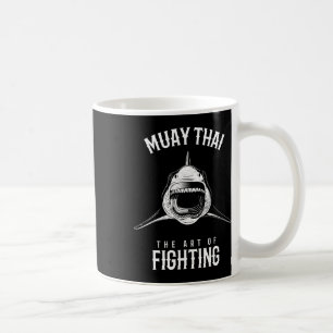 Muay Thai Shark MMA- und Kickbox-Kämpfer Kaffeetasse
