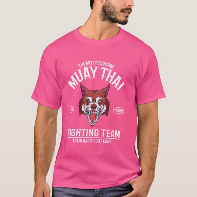 Muay Thai Skull Fighting Team T-Shirt (Vorderseite)