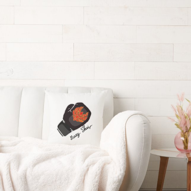 Muay Thai Stil. Kissen (Liege)