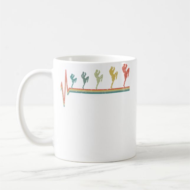 Muay Thai Thai Boxen Kaffeetasse (Links)
