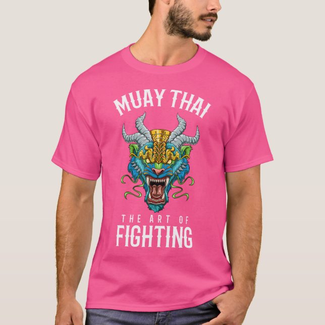 Muay Thai Thai Boxen und Mixed Martial Arts T-Shirt (Vorderseite)
