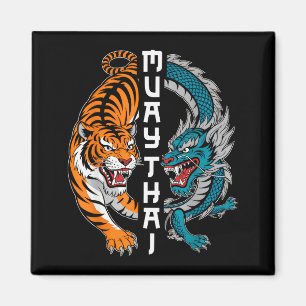 Muay Thai Thailand Boxen Muay Thai Fan Männer Frau Magnet