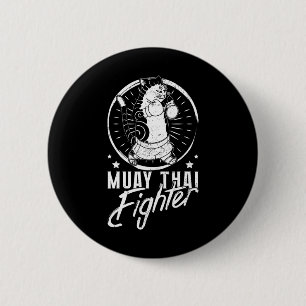 Muay Thai Thailand Faust Ring Knie Kämpfer Technik Button
